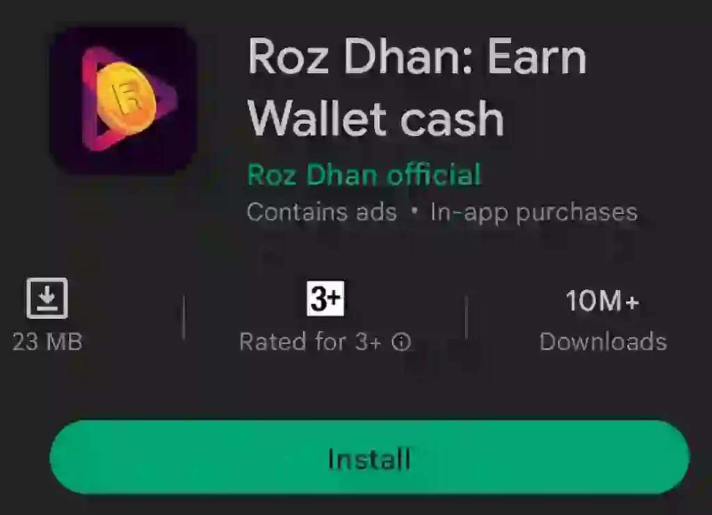 Rozdhan app se paise kese kmaye 